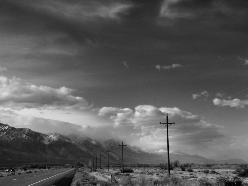 hwy to mammoth B&W 2 - Hwy to Mammoth